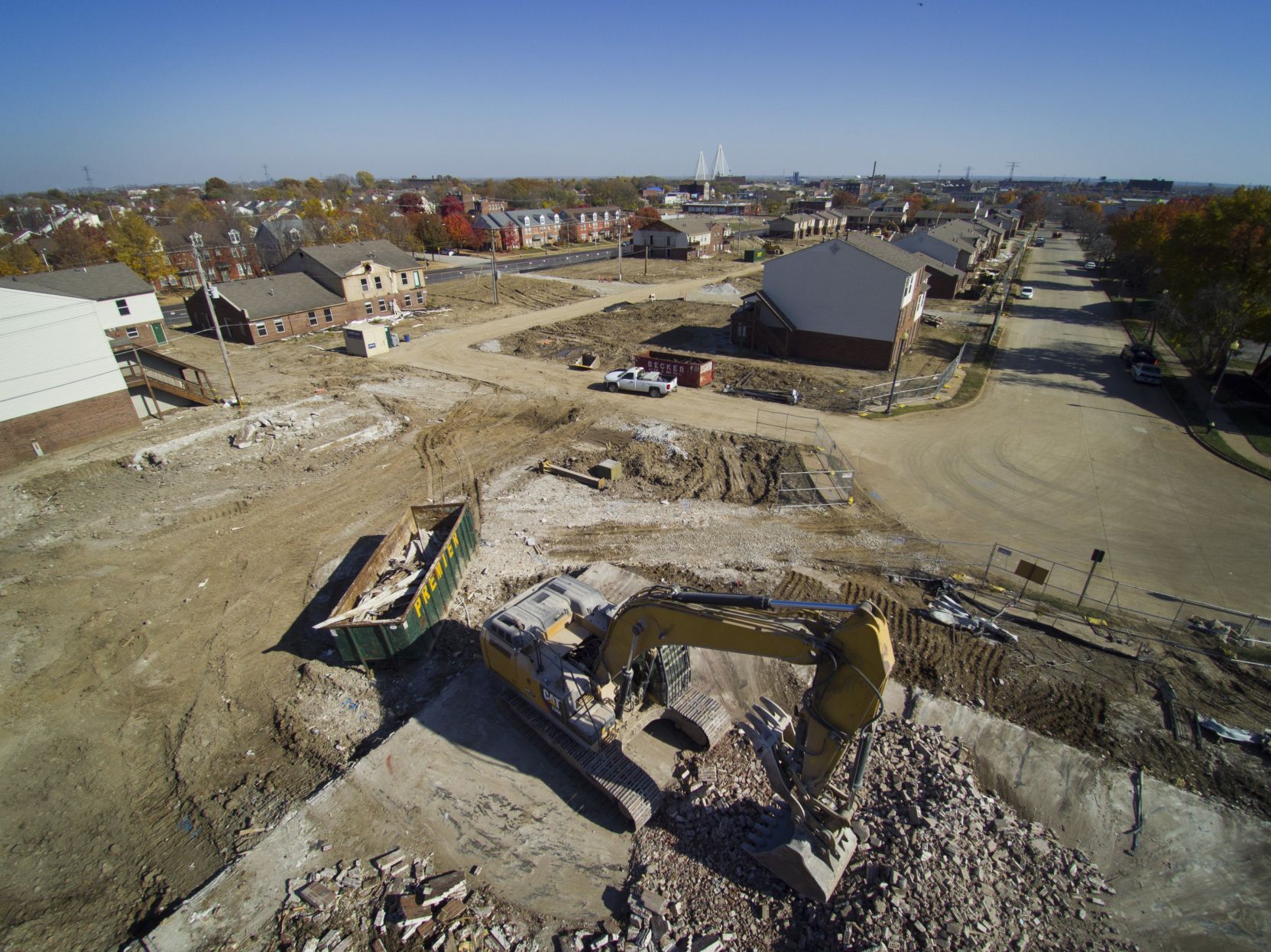 Demolition work at Preservation Square